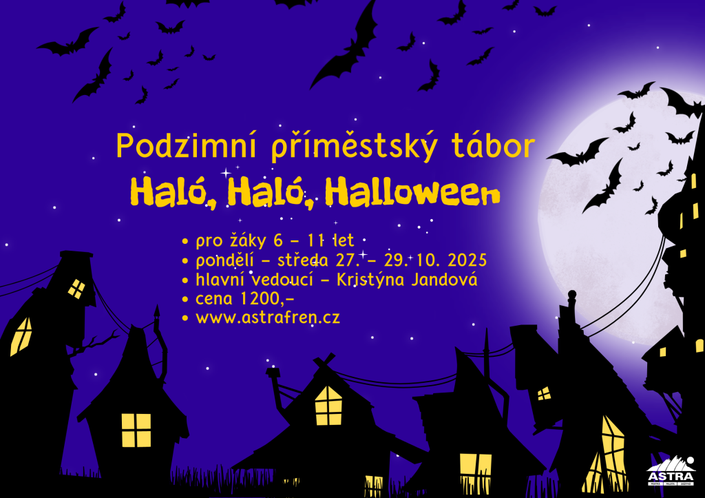 Příměstský podzimní tábor Haló, Haló, Halloween