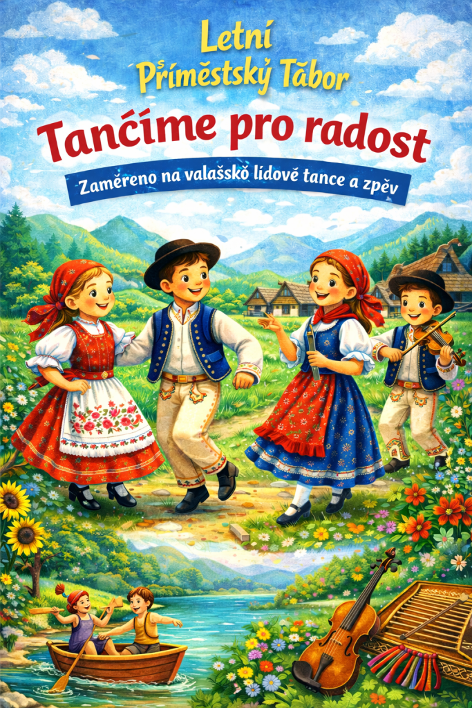 Tančíme pro radost  - příměstský tábor Sedmikvítku