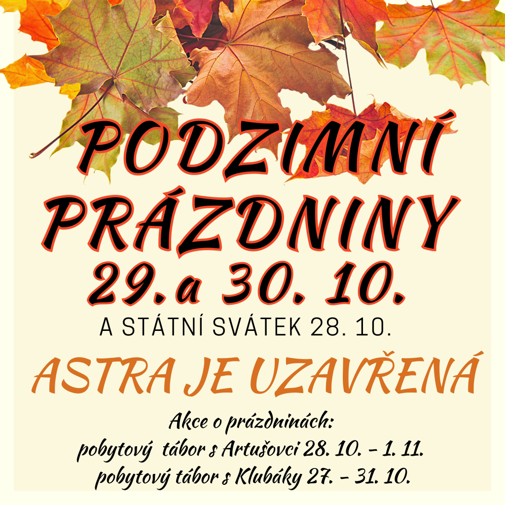 Podzimní prázdniny